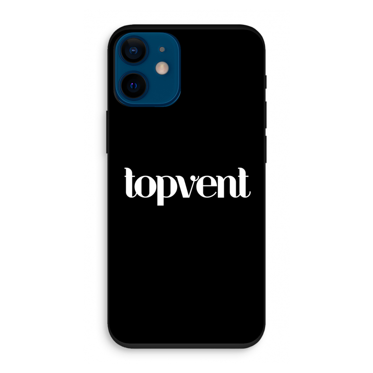 Topvent Zwart: iPhone 12 mini Biologisch afbreekbaar hoesje