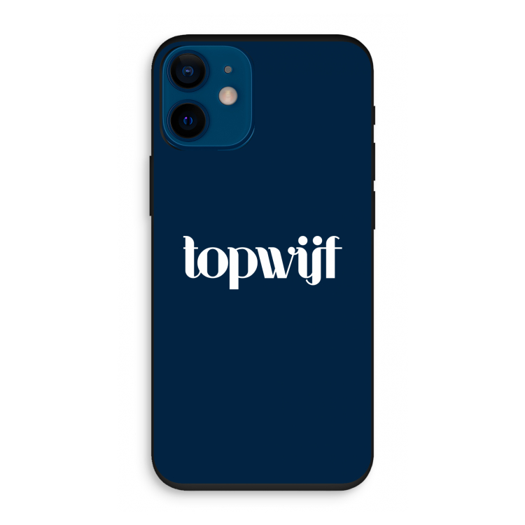 Topwijf Navy: iPhone 12 mini Biologisch afbreekbaar hoesje