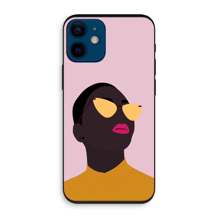 Yellow glasses: iPhone 12 mini Biologisch afbreekbaar hoesje