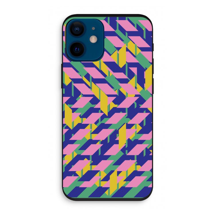 Skew Blush 1: iPhone 12 mini Biologisch afbreekbaar hoesje