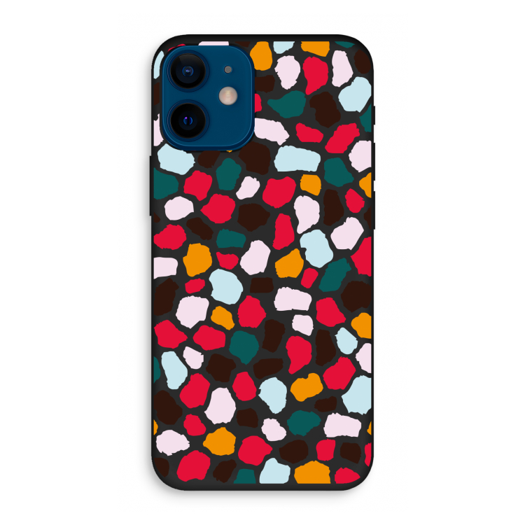Colored Giraffe: iPhone 12 mini Biologisch afbreekbaar hoesje