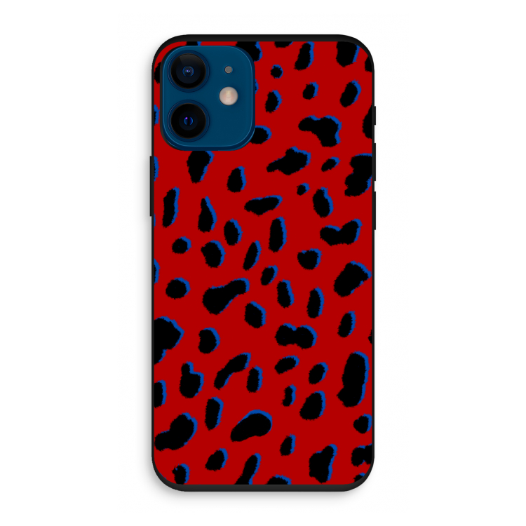 Red Leopard: iPhone 12 mini Biologisch afbreekbaar hoesje