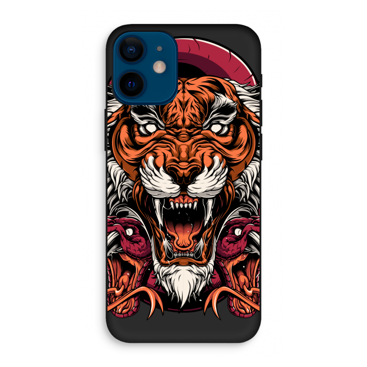 Tiger and Rattlesnakes: iPhone 12 mini Biologisch afbreekbaar hoesje