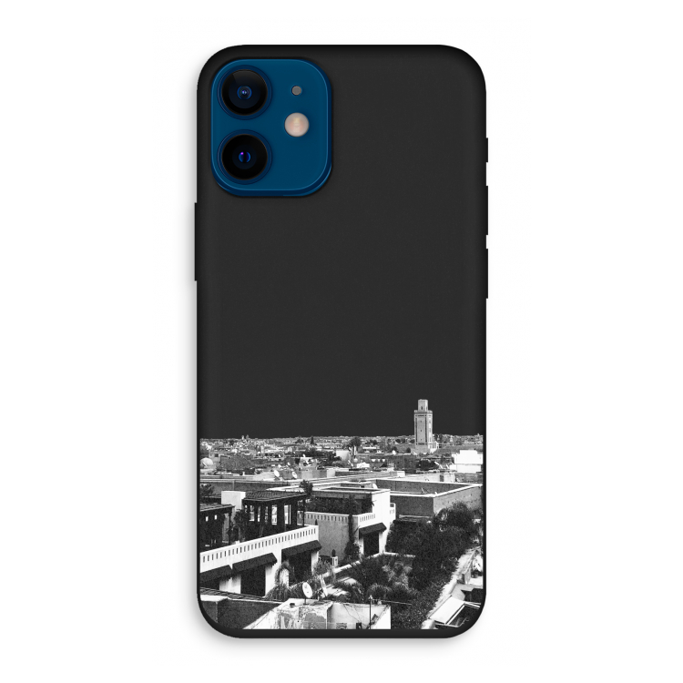 Marrakech Skyline : iPhone 12 mini Biologisch afbreekbaar hoesje