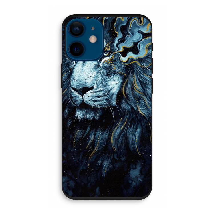 Darkness Lion: iPhone 12 mini Biologisch afbreekbaar hoesje