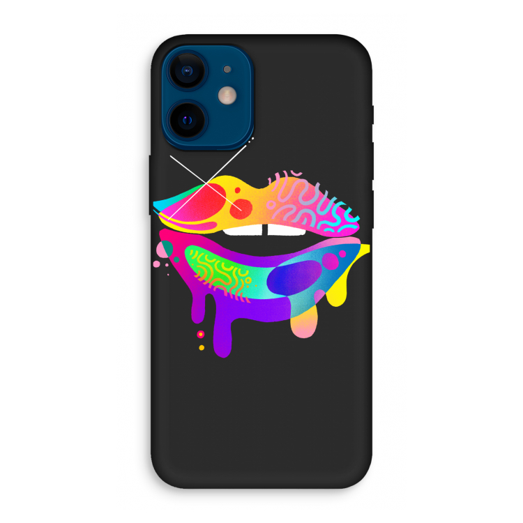 Lip Palette: iPhone 12 mini Biologisch afbreekbaar hoesje
