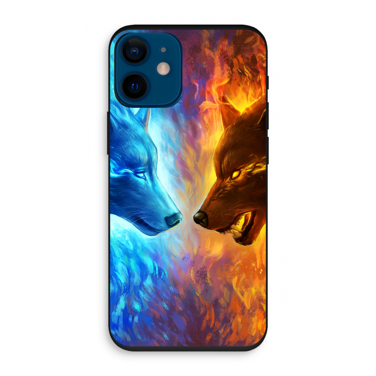 Fire & Ice: iPhone 12 mini Biologisch afbreekbaar hoesje
