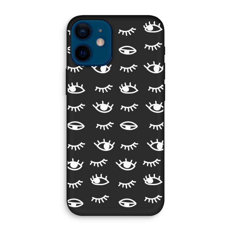 Eye pattern #3: iPhone 12 mini Biologisch afbreekbaar hoesje