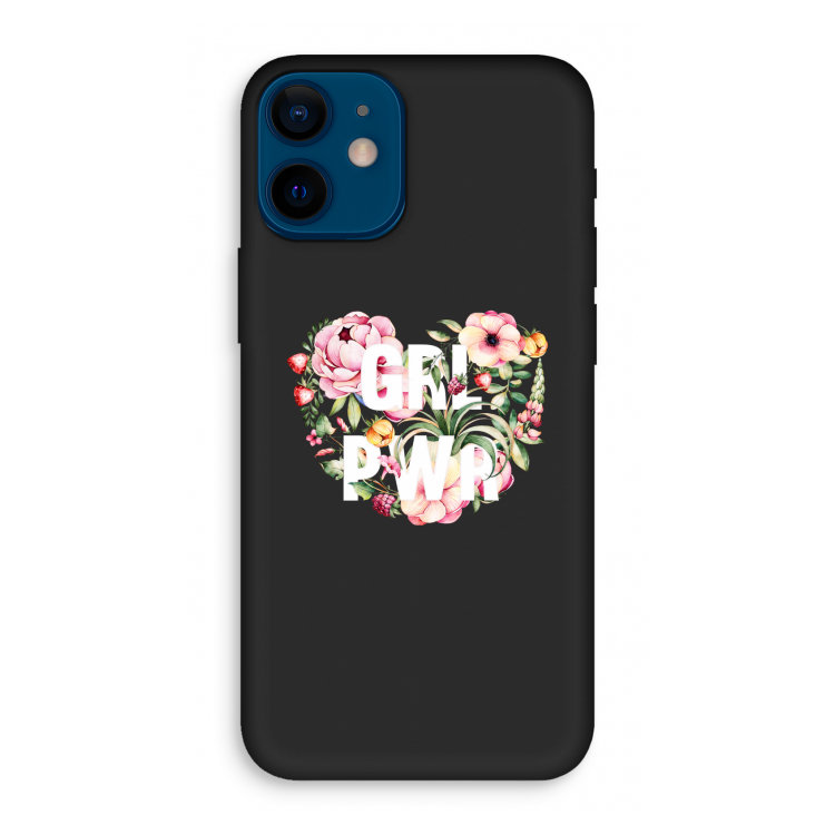 GRL PWR Flower: iPhone 12 mini Biologisch afbreekbaar hoesje