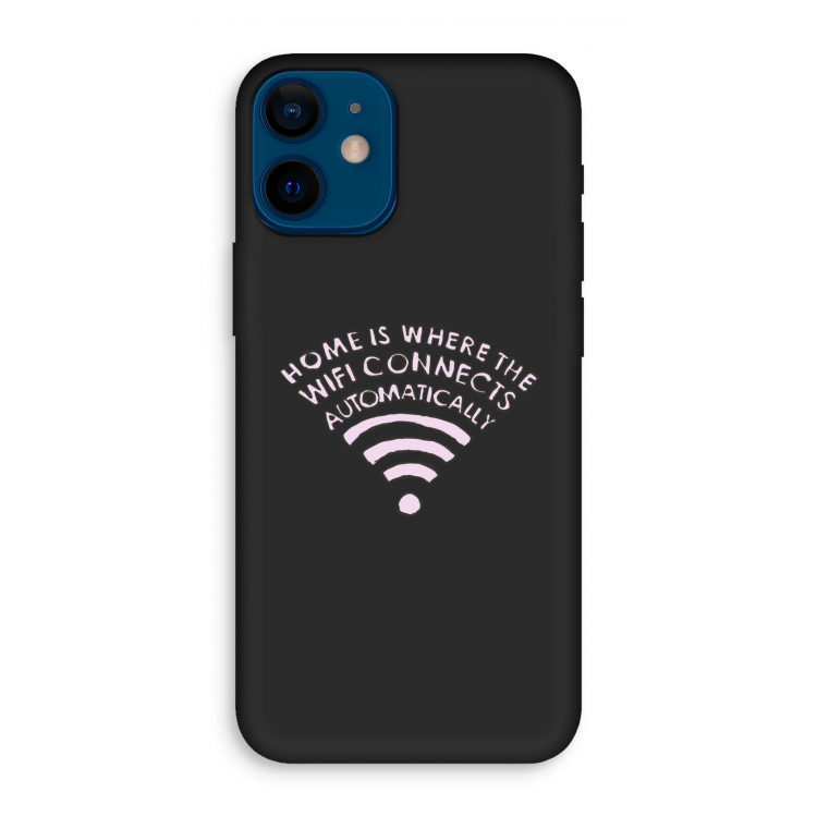 Home Is Where The Wifi Is: iPhone 12 mini Biologisch afbreekbaar hoesje