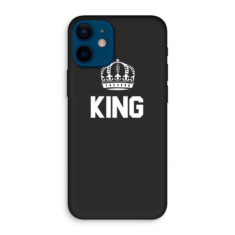 King zwart: iPhone 12 mini Biologisch afbreekbaar hoesje