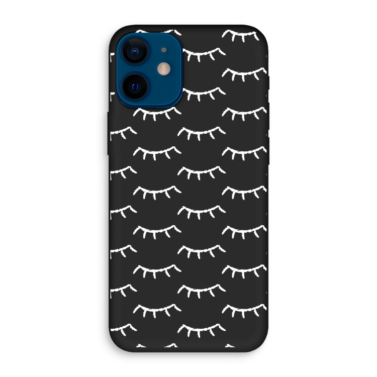 Wimpers: iPhone 12 mini Biologisch afbreekbaar hoesje