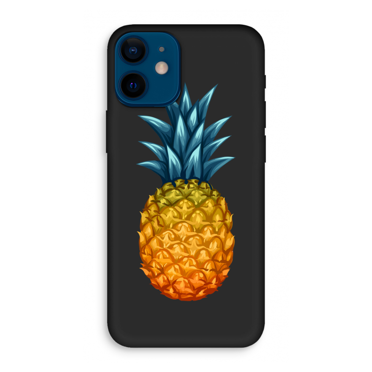 Grote ananas: iPhone 12 mini Biologisch afbreekbaar hoesje