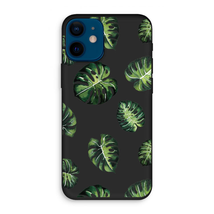 Tropische bladeren: iPhone 12 mini Biologisch afbreekbaar hoesje