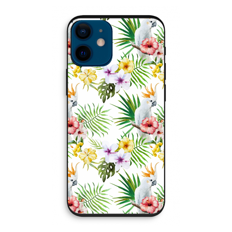 Gele kuif: iPhone 12 mini Biologisch afbreekbaar hoesje