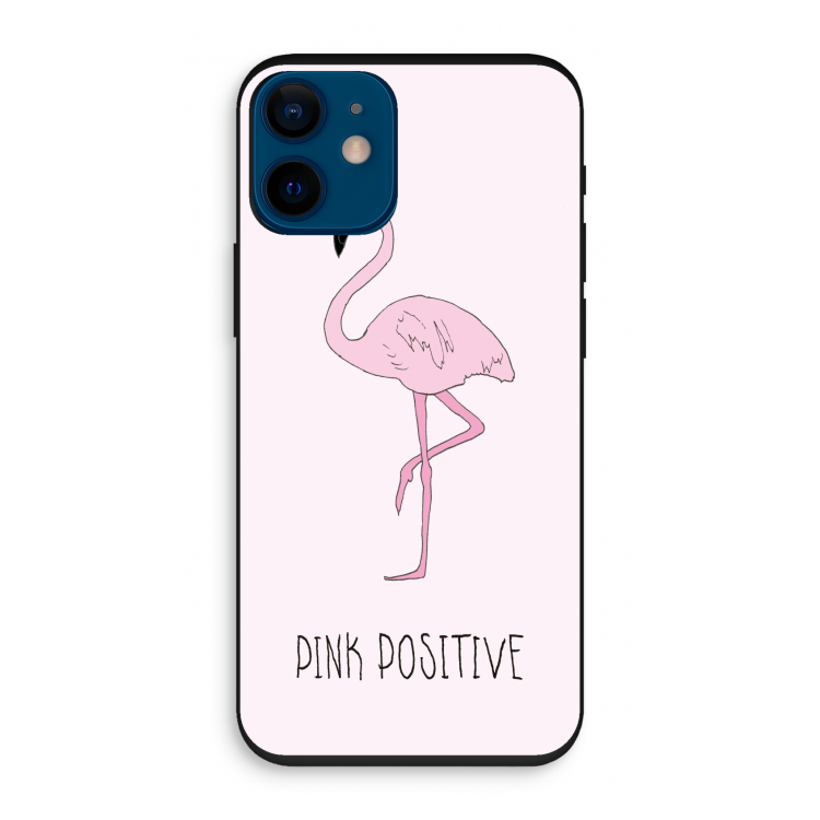 Pink positive: iPhone 12 mini Biologisch afbreekbaar hoesje