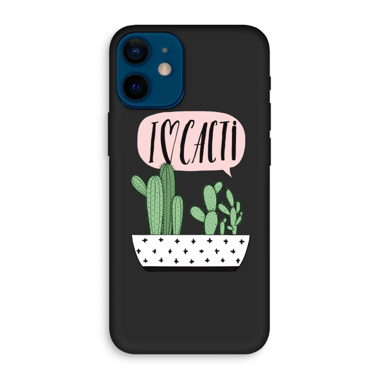 I love cacti: iPhone 12 mini Biologisch afbreekbaar hoesje