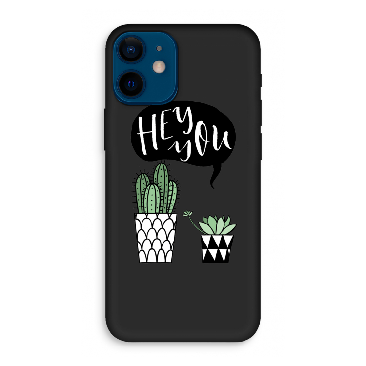 Hey you cactus: iPhone 12 mini Biologisch afbreekbaar hoesje