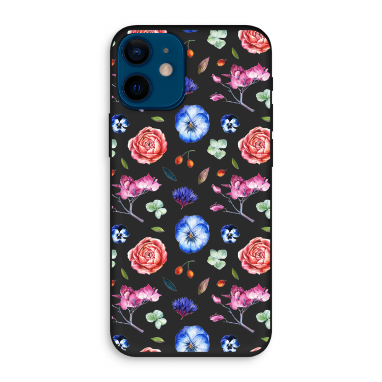 Bloemetjes: iPhone 12 mini Biologisch afbreekbaar hoesje