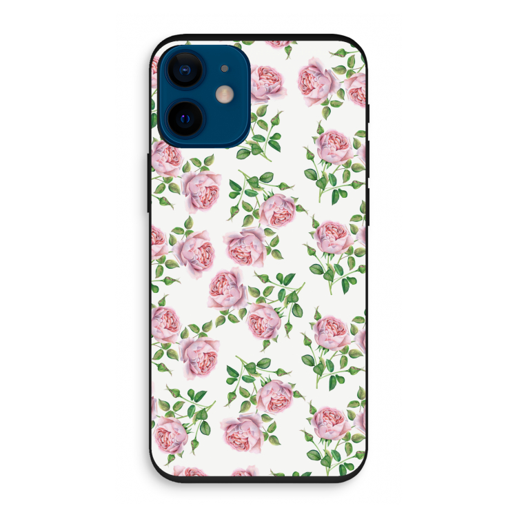 Kleine roosjes: iPhone 12 mini Biologisch afbreekbaar hoesje