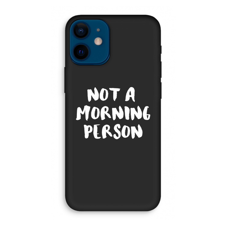 Morning person: iPhone 12 mini Biologisch afbreekbaar hoesje