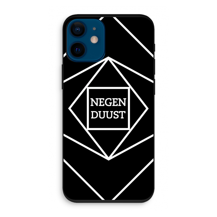 Negenduust geometrisch: iPhone 12 mini Biologisch afbreekbaar hoesje