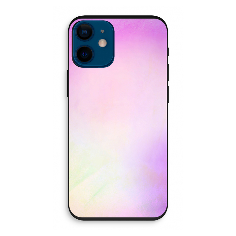 Flow mist pastel: iPhone 12 mini Biologisch afbreekbaar hoesje