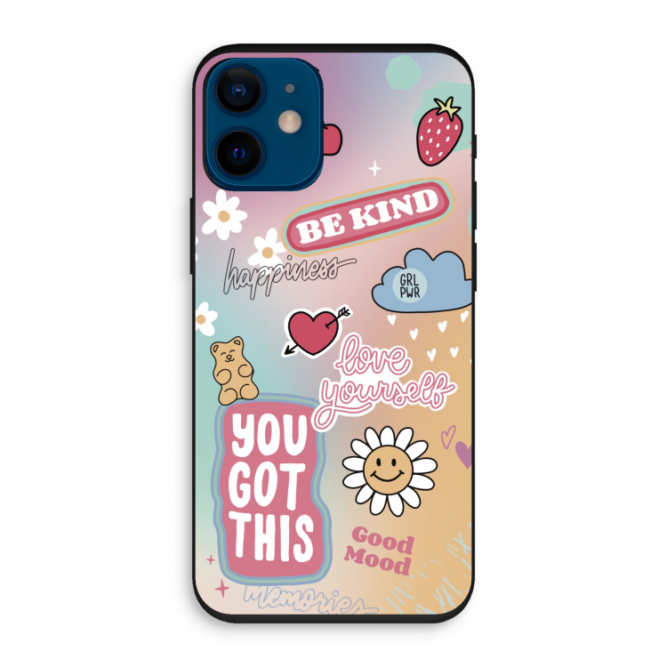 Positivity: iPhone 12 mini Biologisch afbreekbaar hoesje