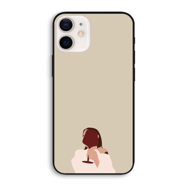 I drink wine: iPhone 12 Pro Biologisch afbreekbaar hoesje