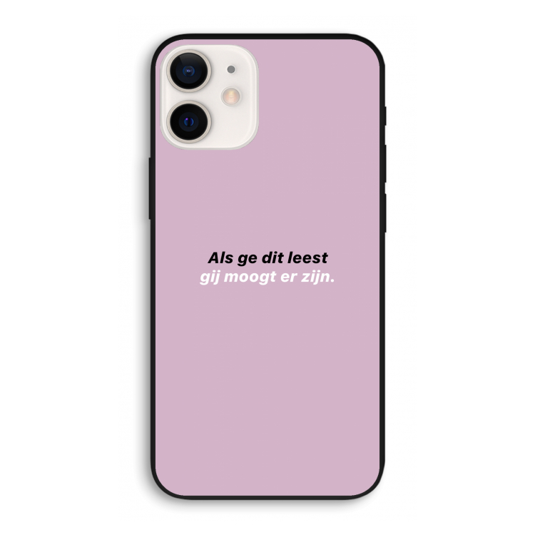 gij moogt er zijn: iPhone 12 Pro Biologisch afbreekbaar hoesje