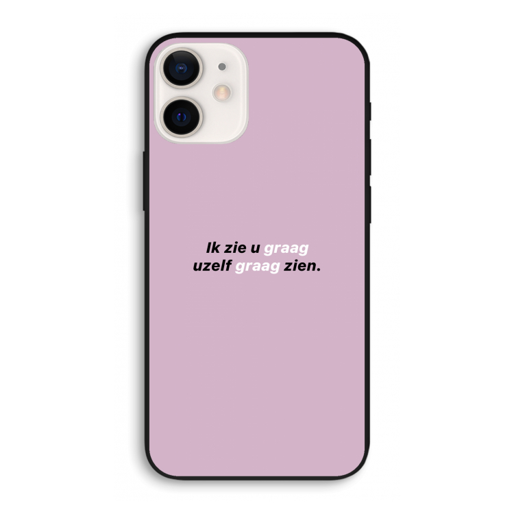 uzelf graag zien: iPhone 12 Pro Biologisch afbreekbaar hoesje
