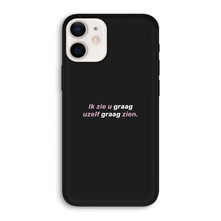 uzelf graag zien: iPhone 12 Pro Biologisch afbreekbaar hoesje