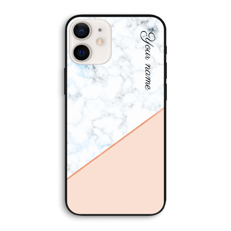 Marmer in stijl: iPhone 12 Pro Biologisch afbreekbaar hoesje