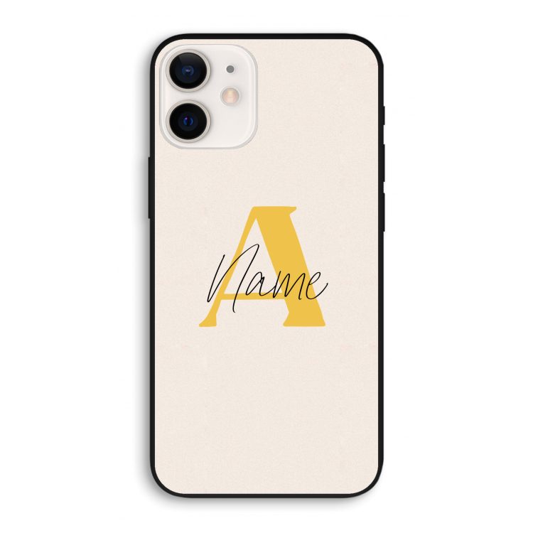 Amber Script: iPhone 12 Pro Biologisch afbreekbaar hoesje