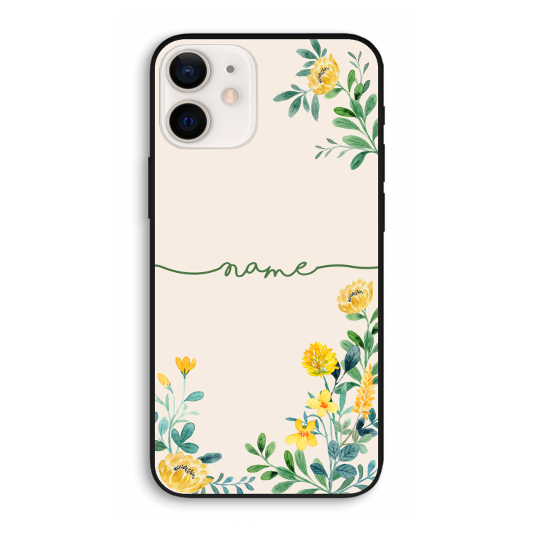 Gele bloemen: iPhone 12 Pro Biologisch afbreekbaar hoesje