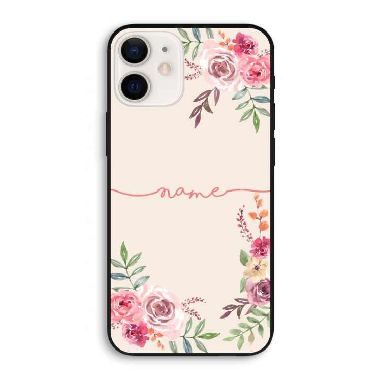 Rozen: iPhone 12 Pro Biologisch afbreekbaar hoesje