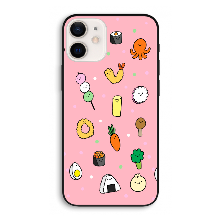 Happy bento friends: iPhone 12 Pro Biologisch afbreekbaar hoesje
