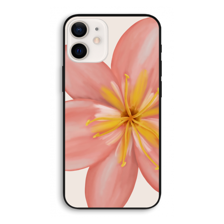 Pink Ellila Flower: iPhone 12 Pro Biologisch afbreekbaar hoesje