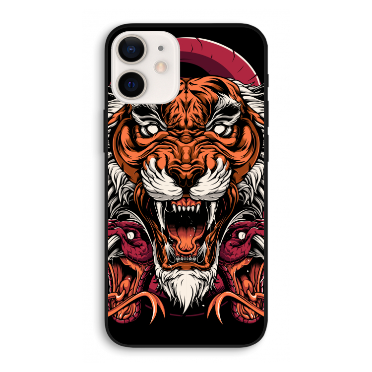 Tiger and Rattlesnakes: iPhone 12 Pro Biologisch afbreekbaar hoesje