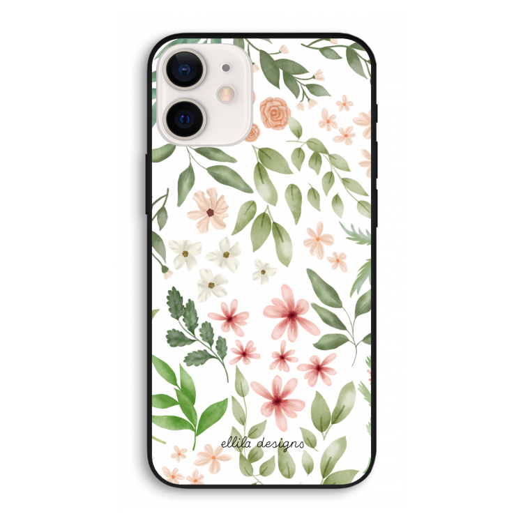 Botanical sweet flower heaven: iPhone 12 Pro Biologisch afbreekbaar hoesje