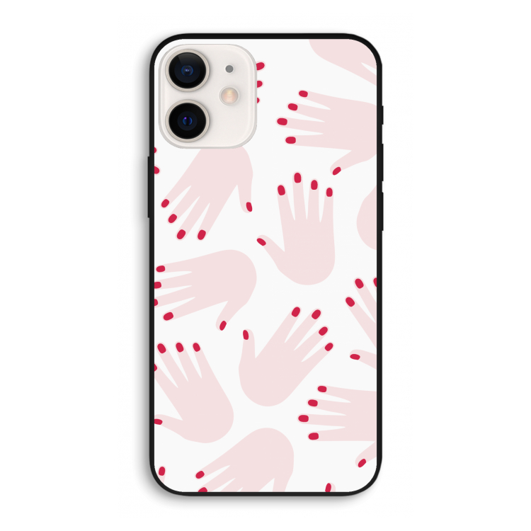 Hands pink: iPhone 12 Pro Biologisch afbreekbaar hoesje