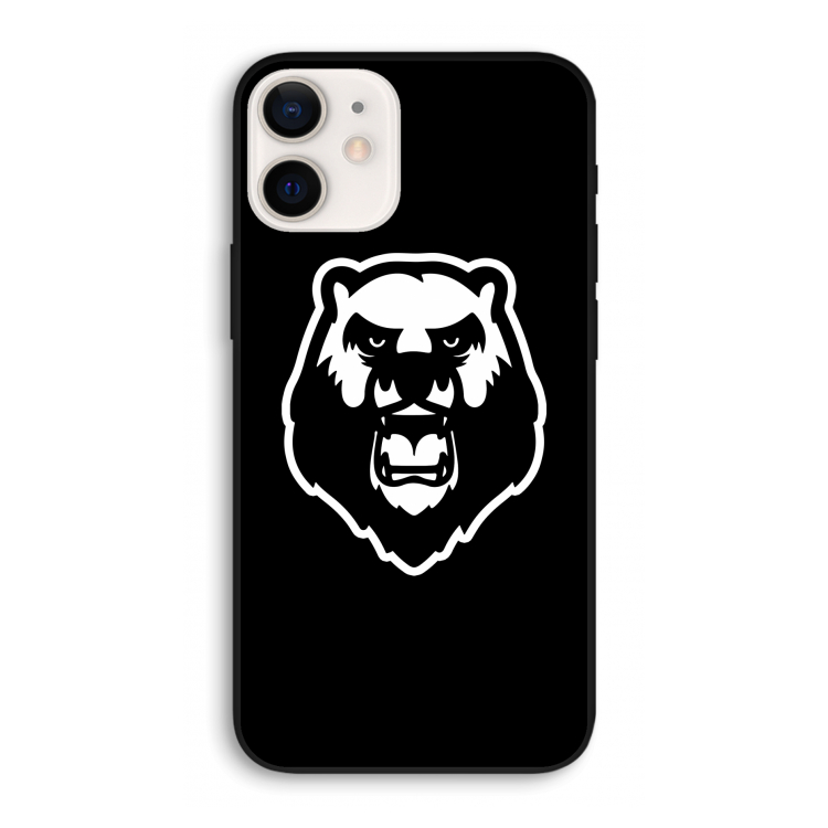 Angry Bear (black): iPhone 12 Pro Biologisch afbreekbaar hoesje