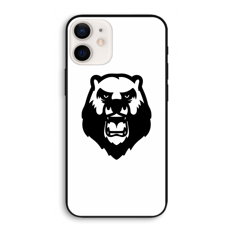 Angry Bear (white): iPhone 12 Pro Biologisch afbreekbaar hoesje