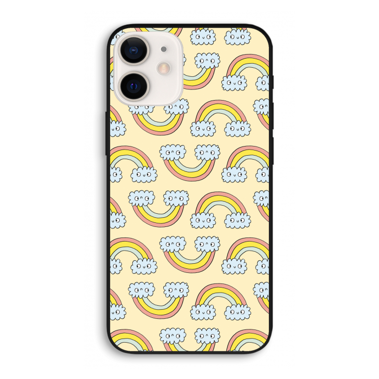 Regenboog: iPhone 12 Pro Biologisch afbreekbaar hoesje