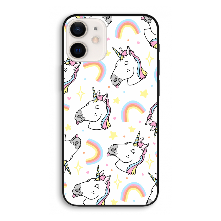 Rainbow Unicorn: iPhone 12 Pro Biologisch afbreekbaar hoesje