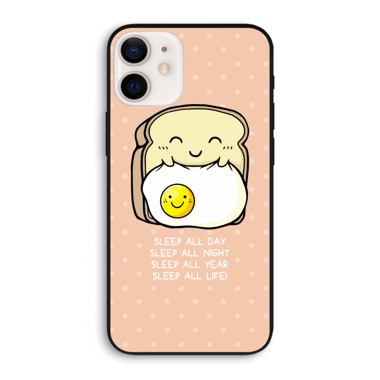 Sleep All Day: iPhone 12 Pro Biologisch afbreekbaar hoesje