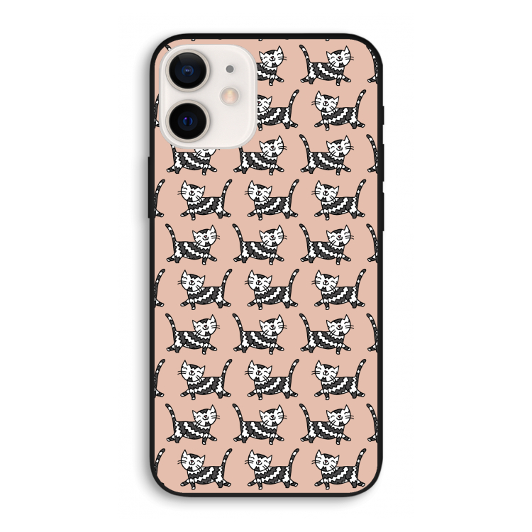 Zwarte poes: iPhone 12 Pro Biologisch afbreekbaar hoesje