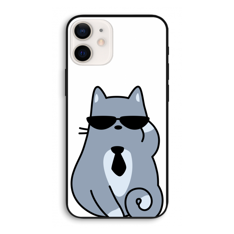 Cool cat: iPhone 12 Pro Biologisch afbreekbaar hoesje