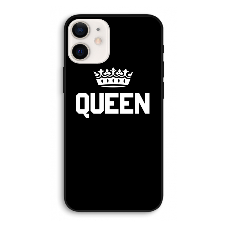 Queen zwart: iPhone 12 Pro Biologisch afbreekbaar hoesje