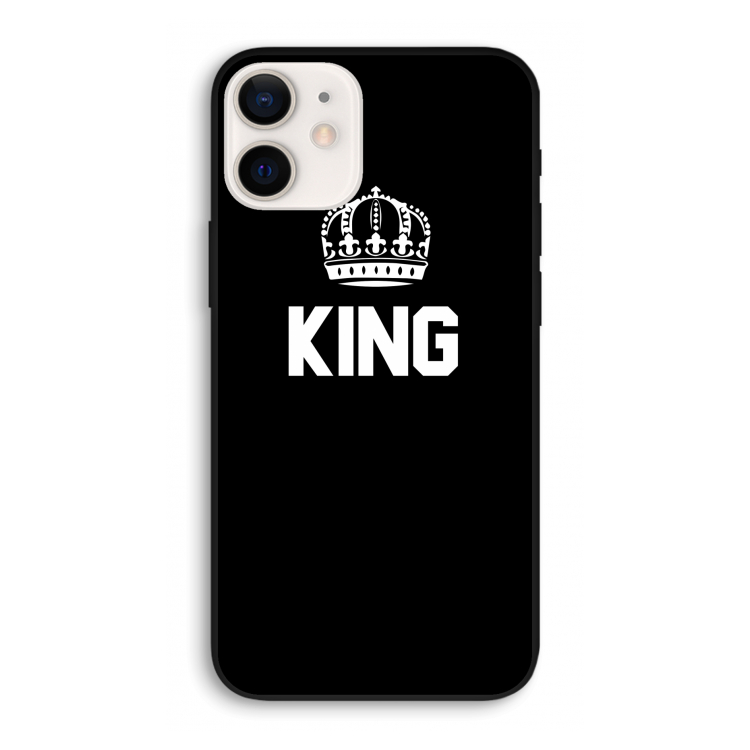 King zwart: iPhone 12 Pro Biologisch afbreekbaar hoesje
